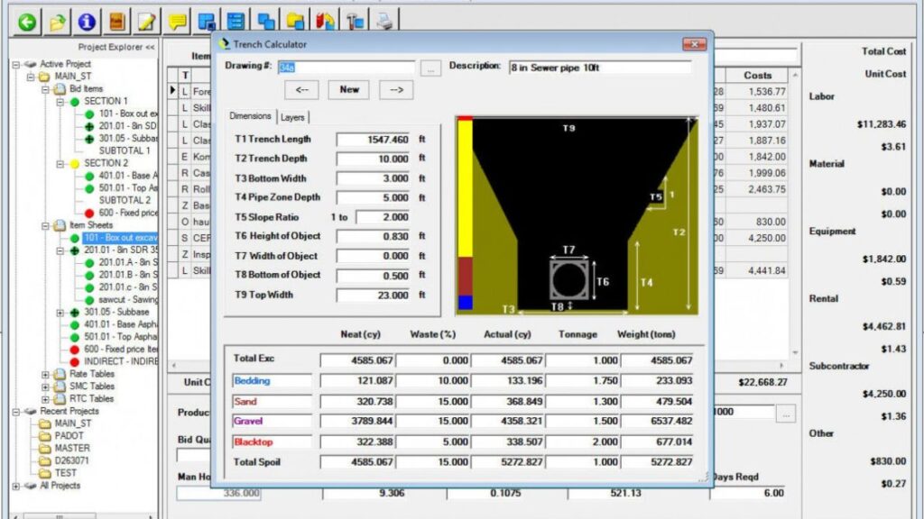 Estimating Link Construction Estimating Software