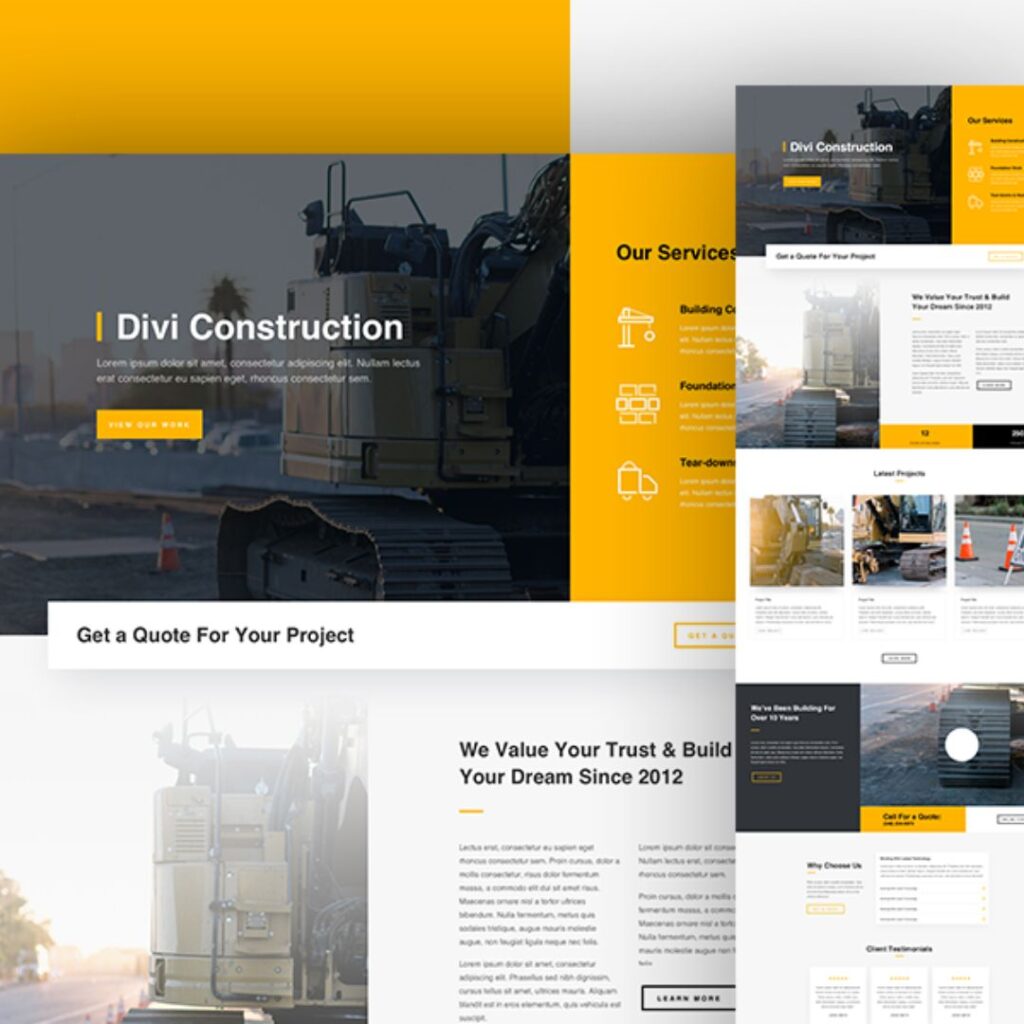 How a website helps general contractor
