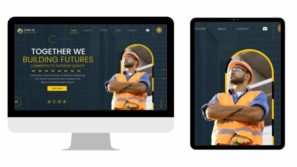How a website helps general contractor