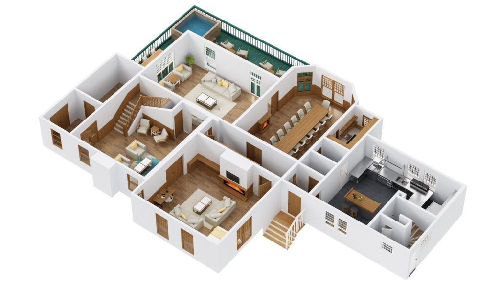 3D Floor Plan Rendering Services