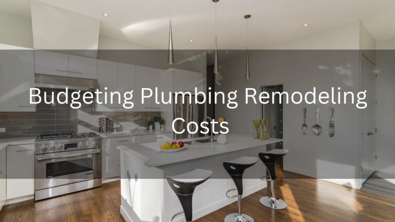 Read more about the article Budgeting Plumbing Remodeling Costs