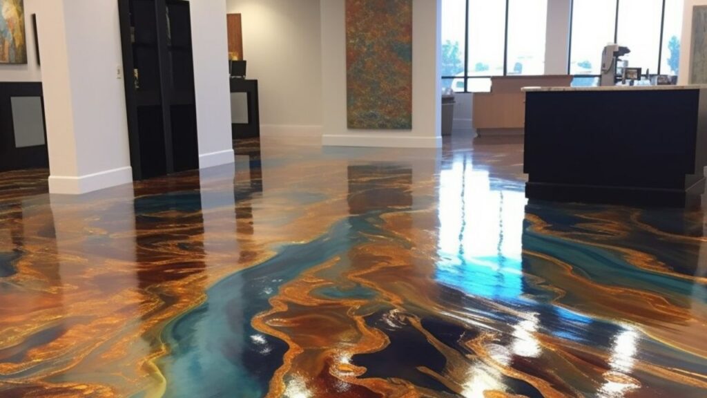 Estimating the Cost of Metallic Epoxy Flooring in Commercial Settings