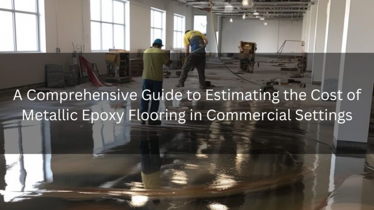 Read more about the article Estimating the Cost of Metallic Epoxy Flooring in Commercial Settings