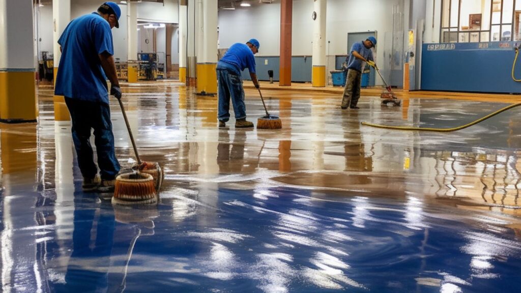 Estimating the Cost of Metallic Epoxy Flooring in Commercial Settings