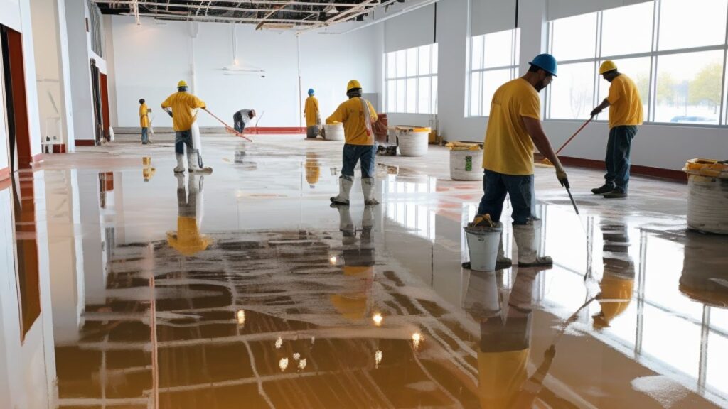 Estimating the Cost of Metallic Epoxy Flooring in Commercial Settings
