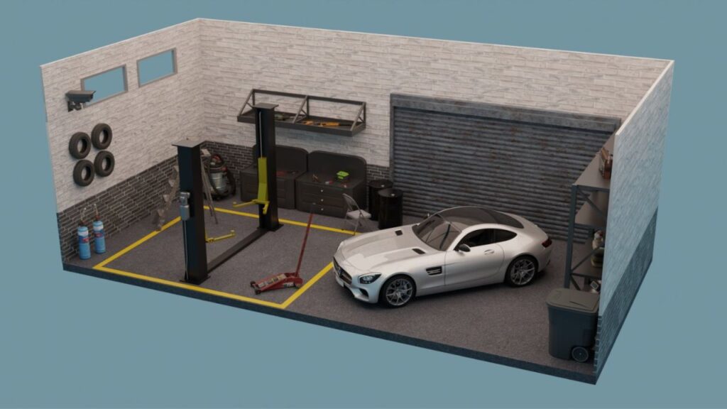 3D Rendering For Parking Garage