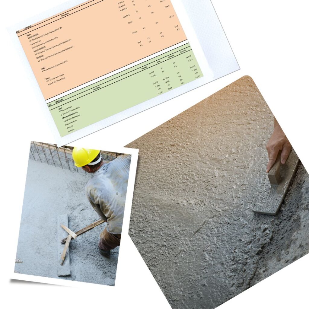 Concrete Cost Estimating