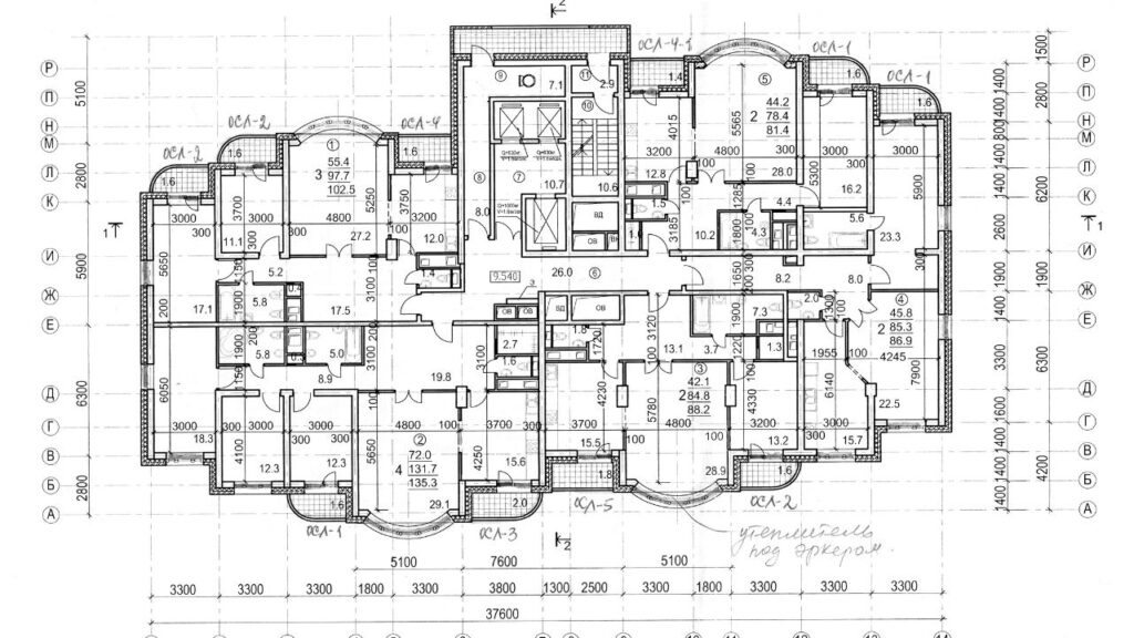 Apartment Building Floor Plan