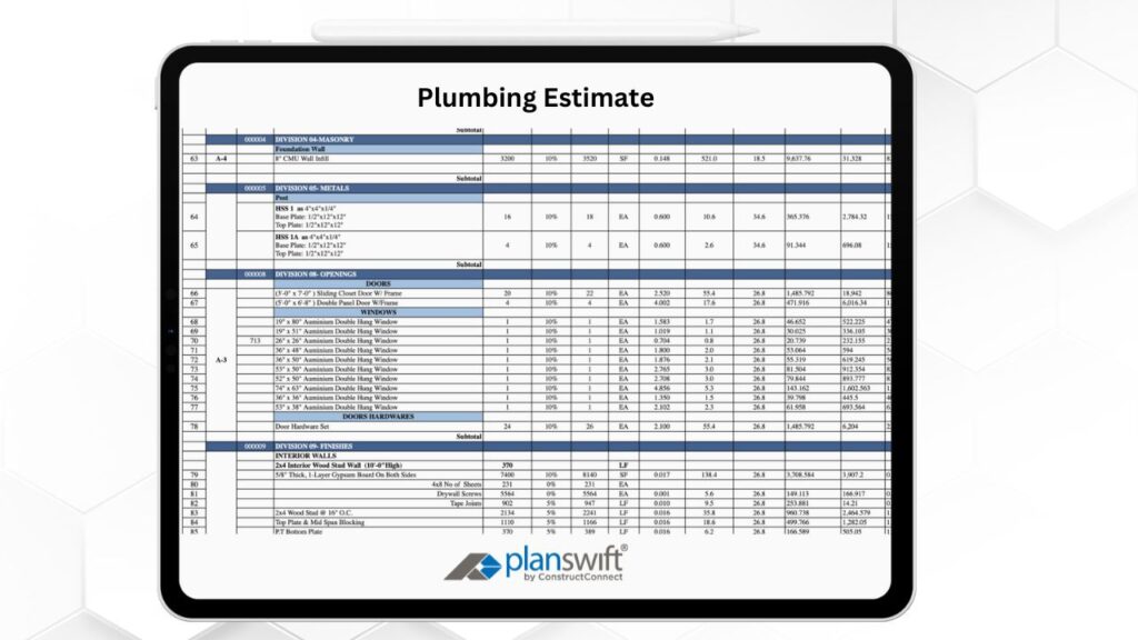 Plumbing Cost Estimator