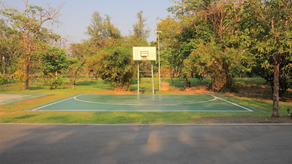 Basketball Court in Your Backyard