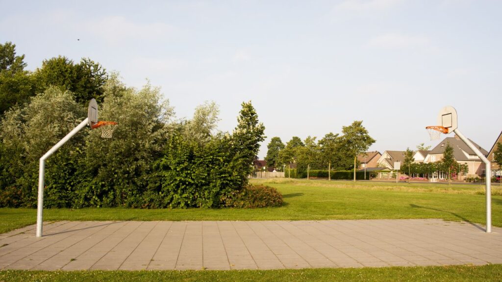 Basketball Court in Your Backyard