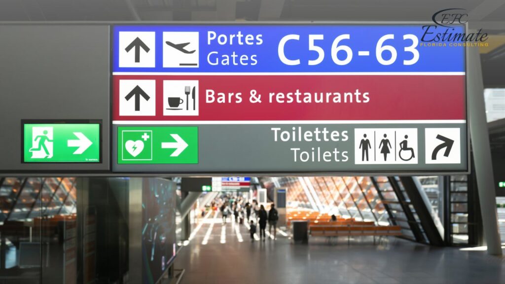 Airport Signage Cost Estimator