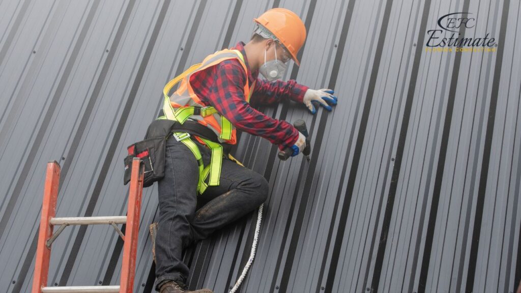 Sloped Roof Installation Estimate for Warehouse Buildings