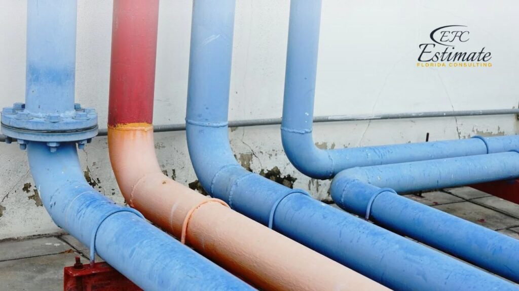 Water Line Installation Estimate for Warehouse Buildings