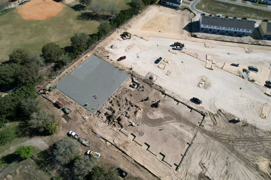 Construction underway on 40000 square-foot