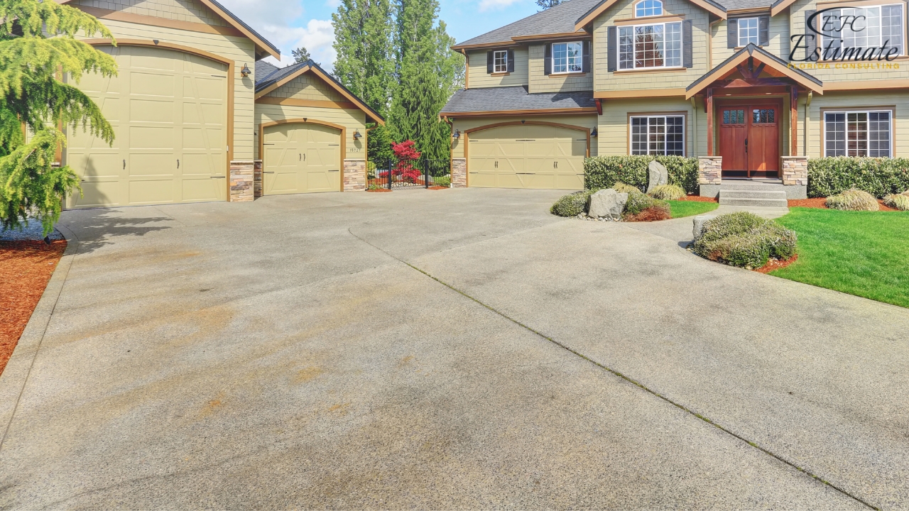 Concrete Driveway Cost Calculator for Miami - Estimate Florida Consulting