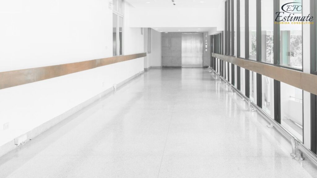 Hospital Building Flooring Takeoff Service