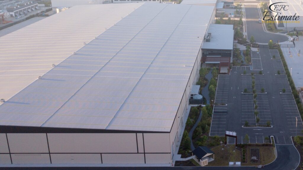 Warehouse Building Roofing Takeoff Service