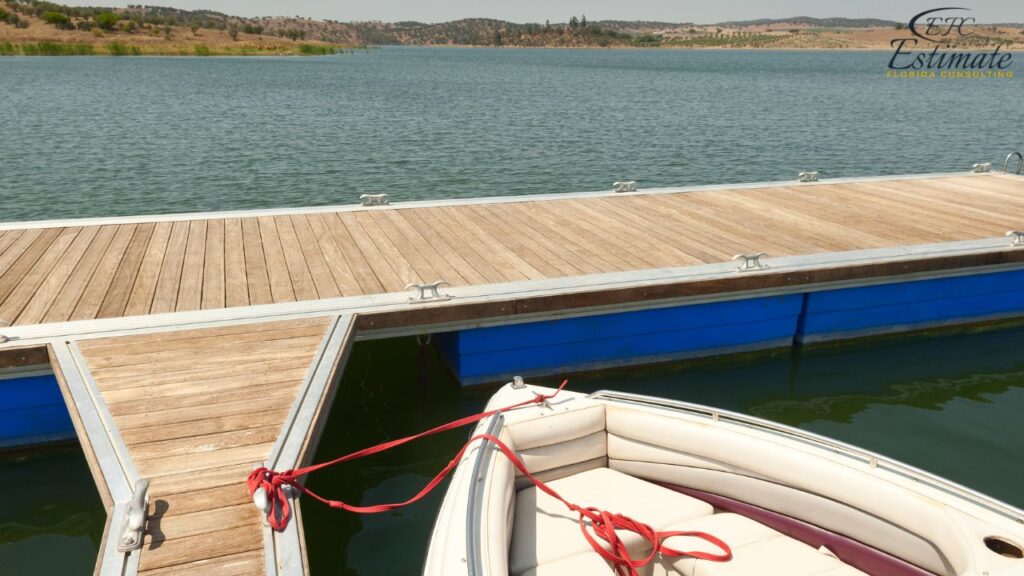 How do you build a floating dock with a PVC pipe