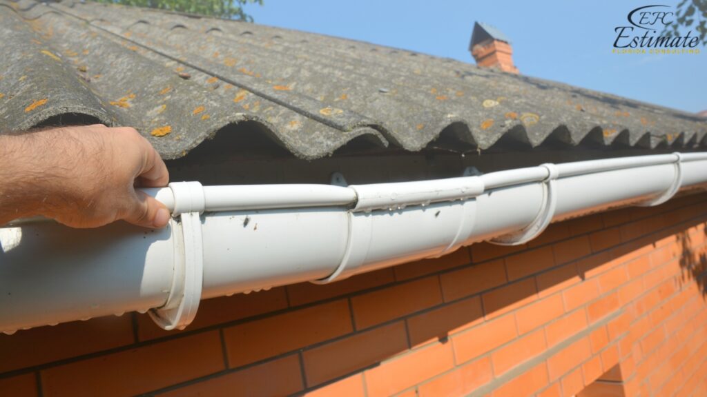 Gutters and downspouts takeoffs