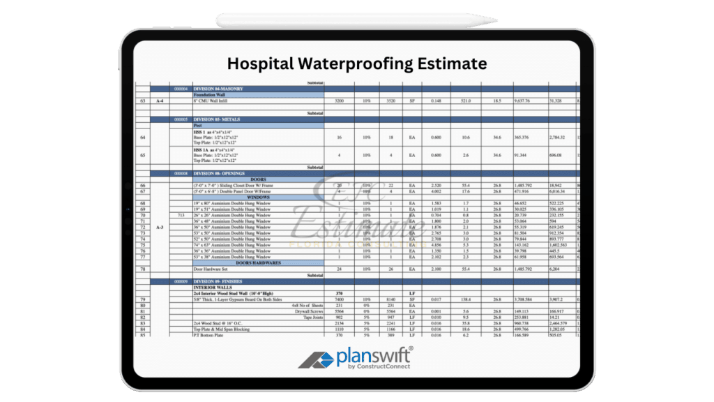 Hospital Waterproofing