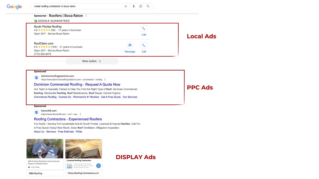 Pay Per Click for Roofing Contractor