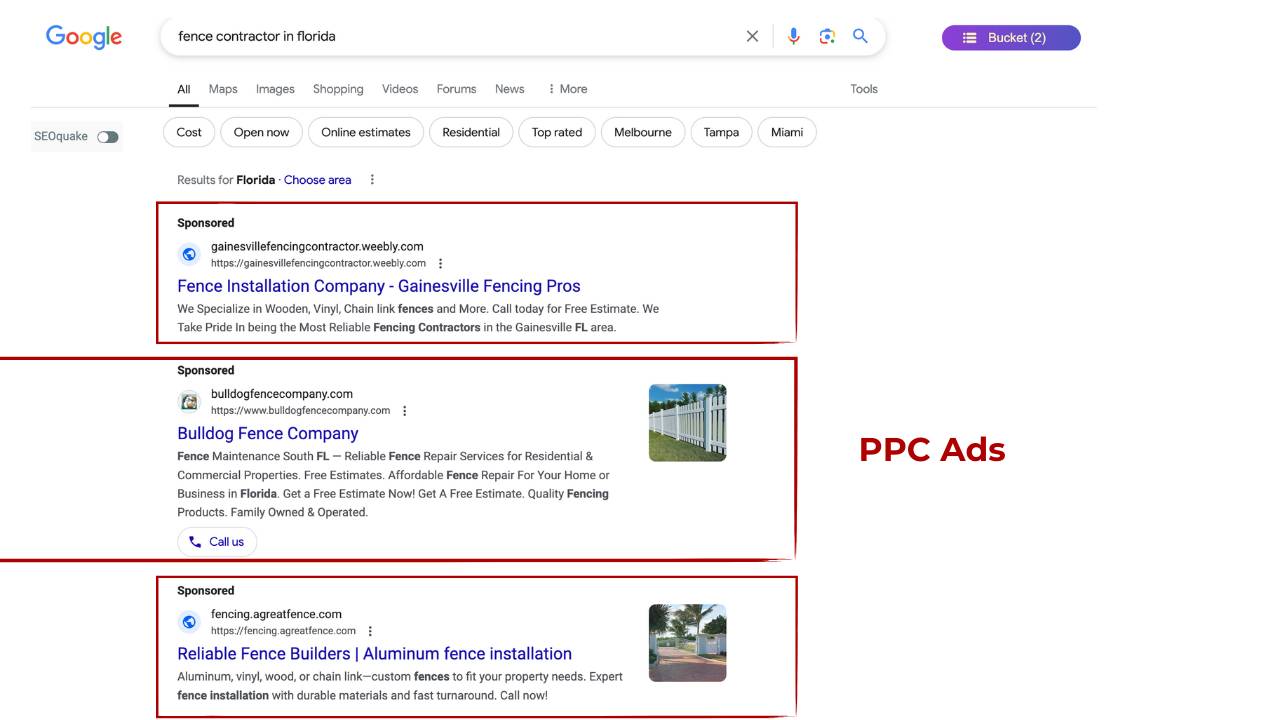 PPC (Pay-Per-Click) Advertising for Fence Contractors