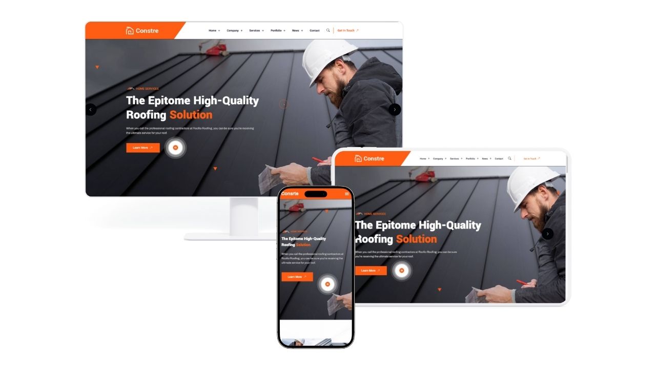 Roofing Website Design