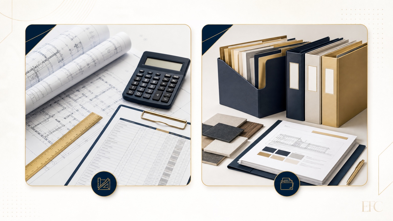 Construction estimating planning pathways and organized project documentation